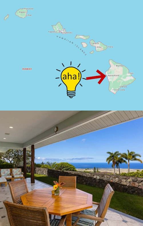 kona-house-map-aha-lightbulb-500×789 The Kona house and a map of Kailua-Kona, Hawaii